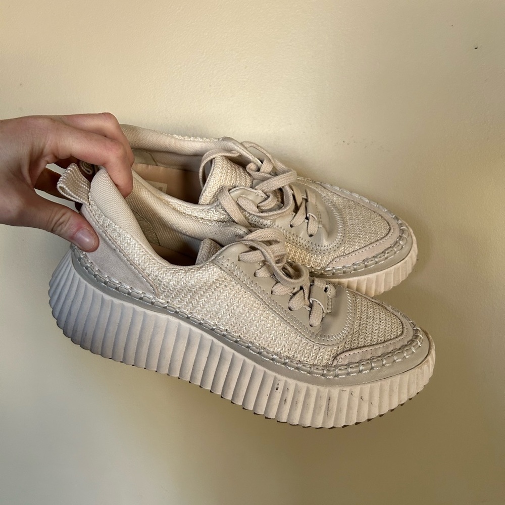 Dolce Vita Cream Sneakers